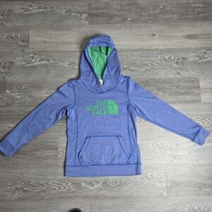 The North Face Women's Half Dome Hoodie Blue/Green - Size Small